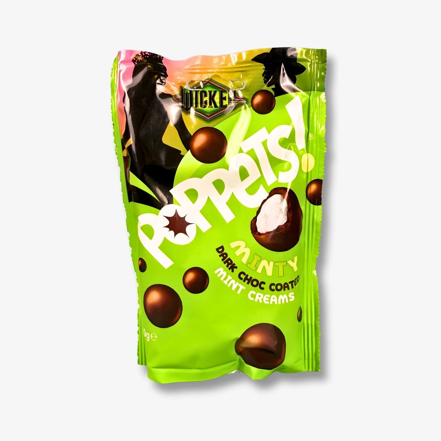 Poppets Dark Choc Coated Mint Creams 130g - Zartbitter Minz Dragees kaufen - MiMa&