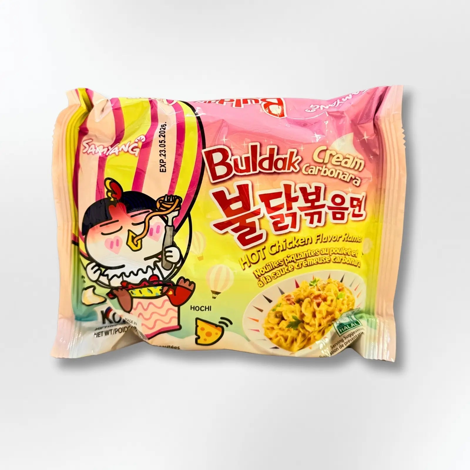 Samyang Buldak Carbonara Ramen Hot Chicken Cream Flavor 130g - Scharfe Carbonara Instant - Ramen kaufen - MiMa&