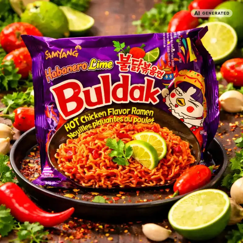 Samyang Buldak Habanero Lime Ramen 140g blok1