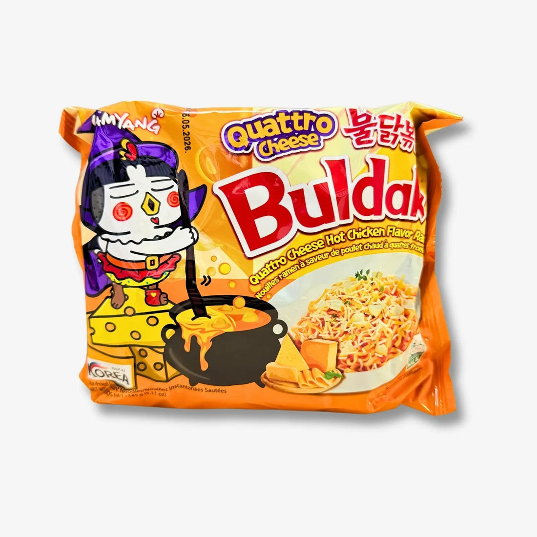 Samyang Buldak Quattro Cheese Ramen 145g - Scharfe Käse Instant - Ramen kaufen - MiMa&