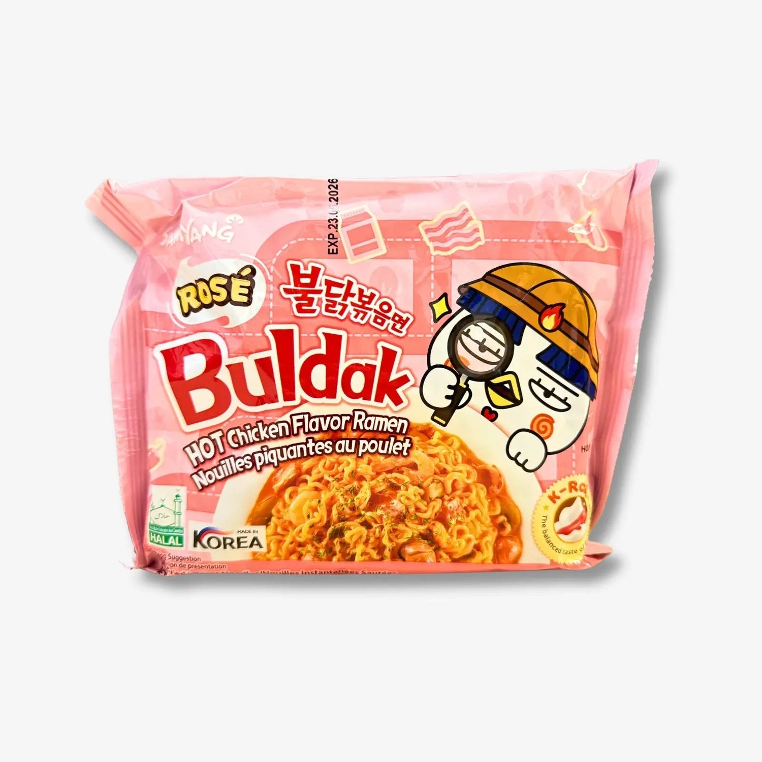 Samyang Buldak Rosé Ramen Hot Chicken Flavor 140g - Scharfe Instant - Ramen mit Creme kaufen - MiMa&