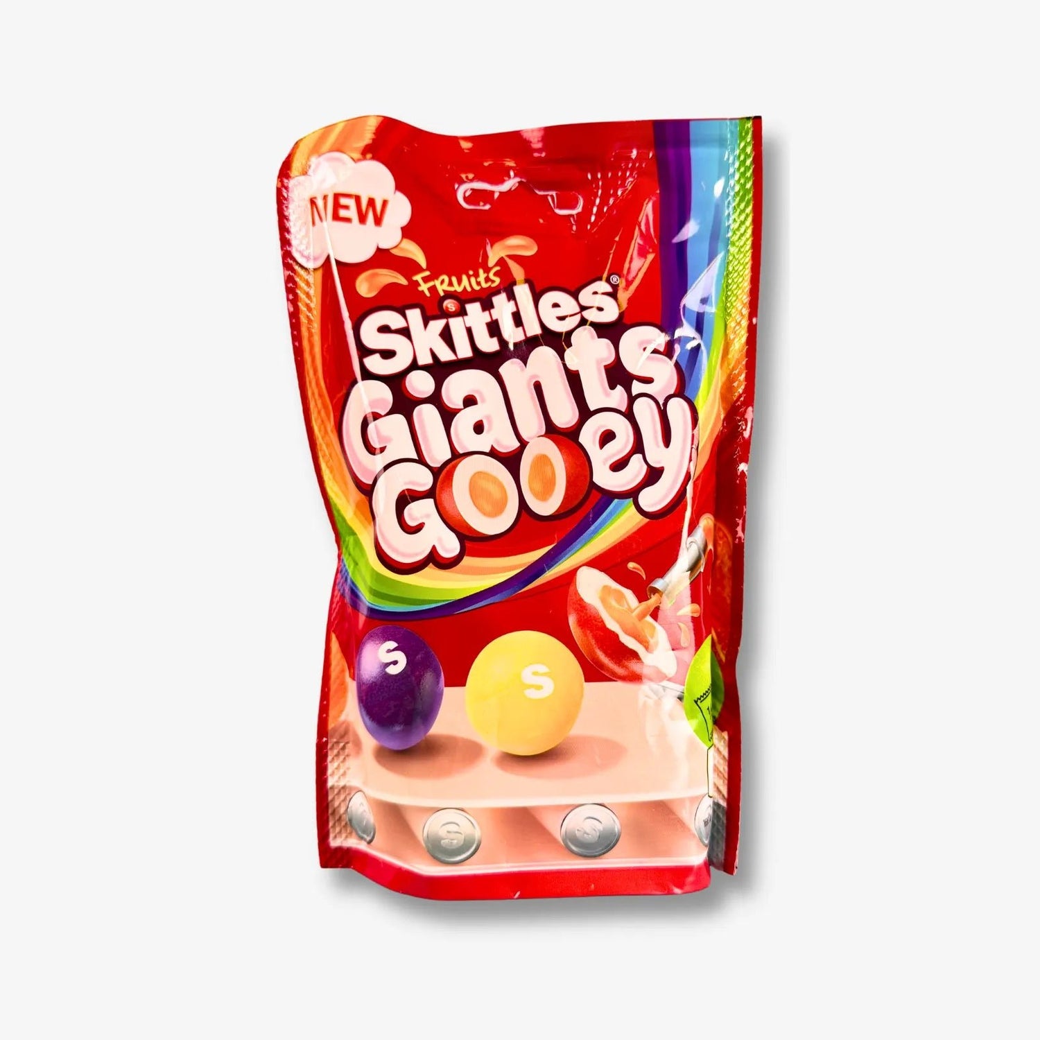 Skittles Giant Gooey Fruits 125g - Gefüllte Frucht Kaubonbons kaufen - MiMa&