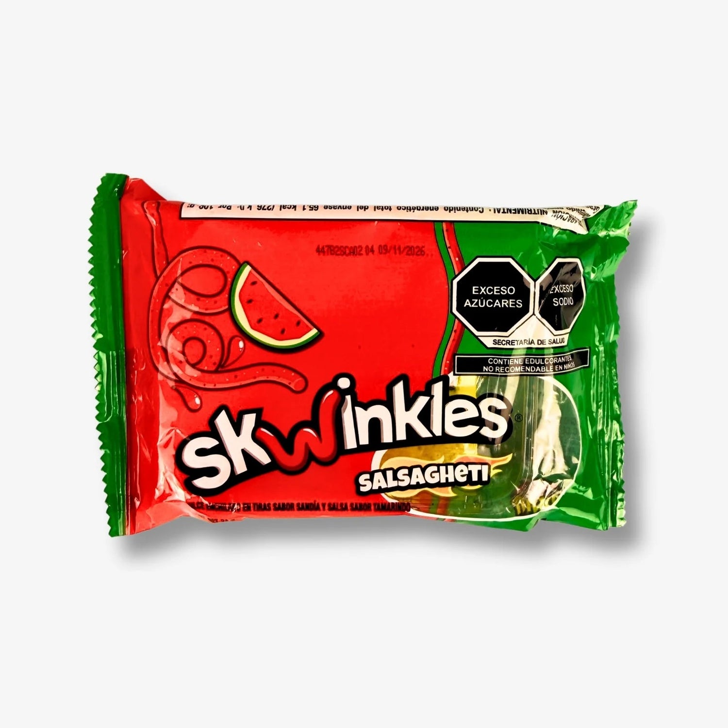 Skwinkles Salsagheti Sandía Wassermelone Chili 24g - Wassermelone Chili Kaubänder kaufen - MiMa&