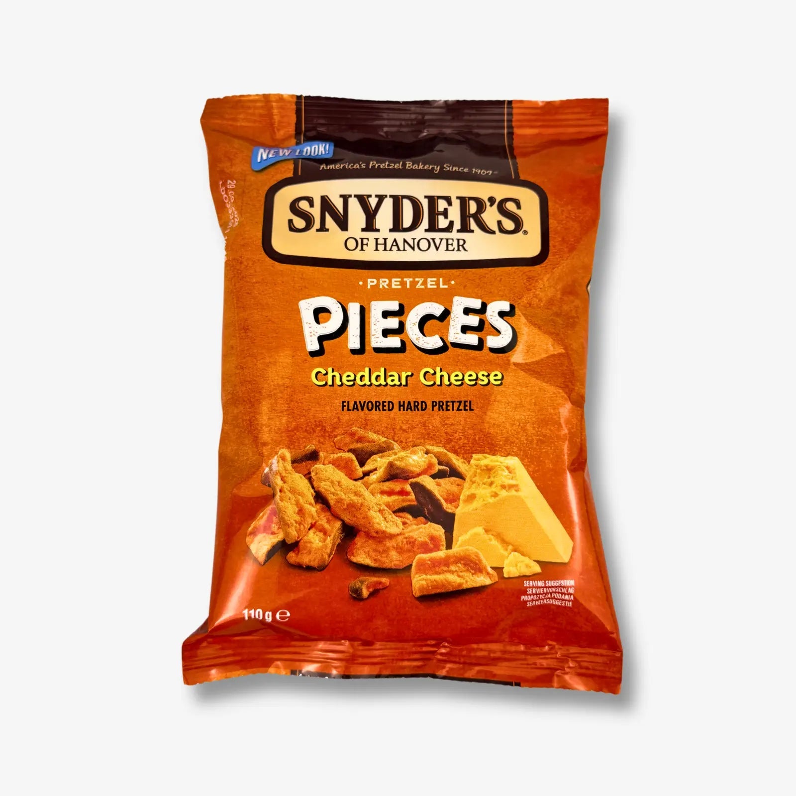 Snyders Pretzel Pieces Cheddar Cheese 110g - Brezeln mit Käse kaufen - MiMa&