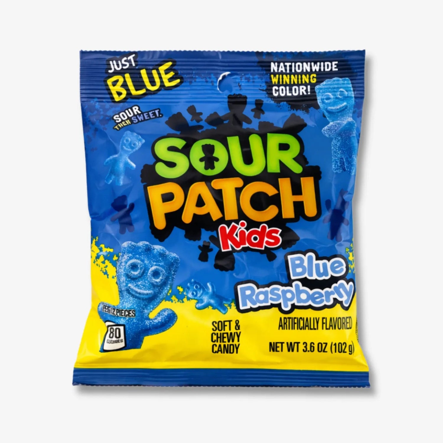 Sour Patch Kids Blue Raspberry 102g - Fruchtgummis mit Himbeergeschmack kaufen - MiMa&