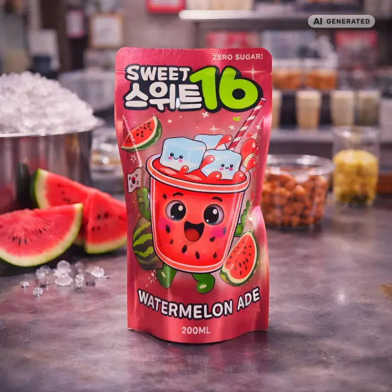 Sweet 16 Watermelon Ade Zero Sugar 200ml-blok1