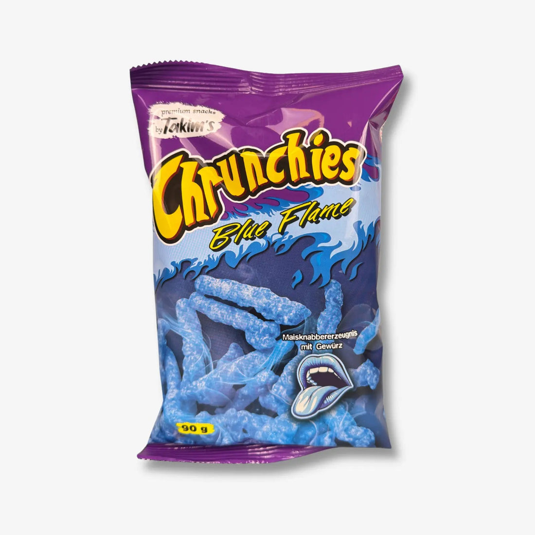Takim’s Crunchies Blue Flame 90g - Maissticks mit Zitronen - Note kaufen - MiMa&