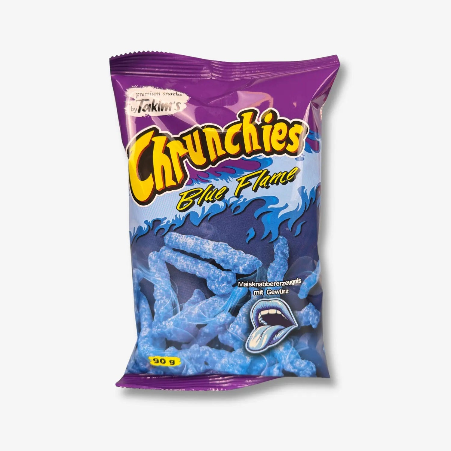 Takim’s Crunchies Blue Flame 90g - Maissticks mit Zitronen - Note kaufen - MiMa&