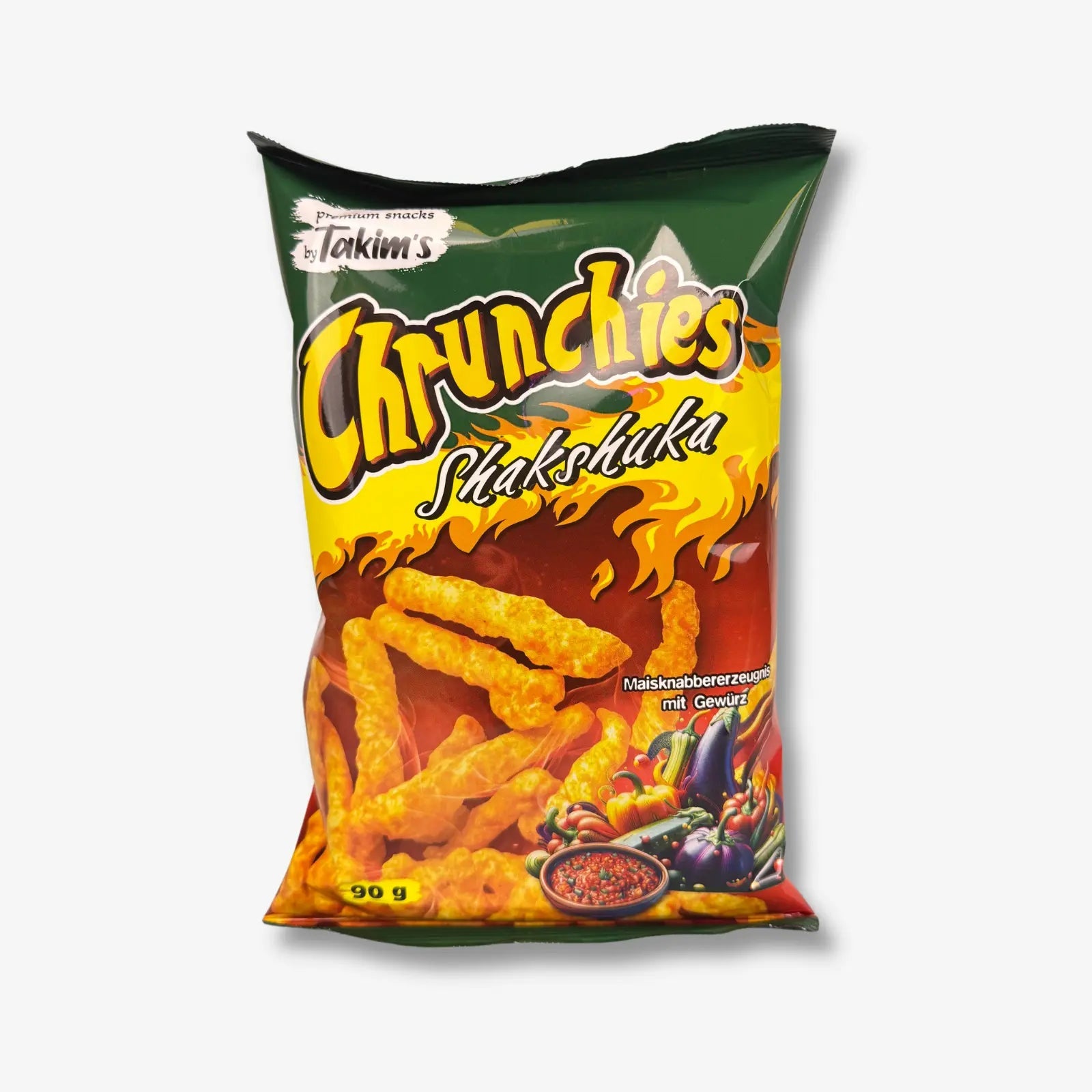 Takim’s Crunshies Shakshuka 90g - Orientalisch gewürzte Maissticks kaufen - MiMa&