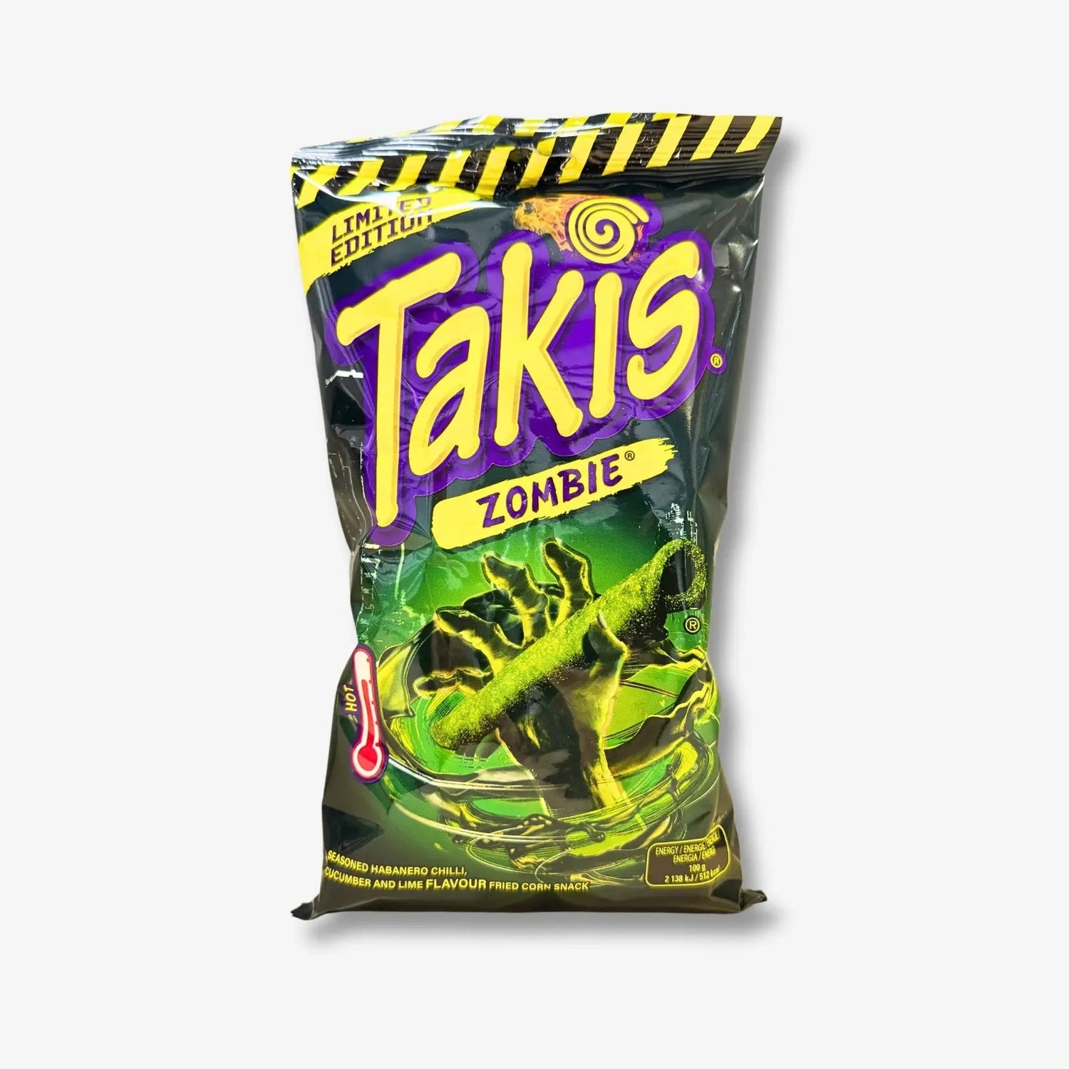 Takis Zombie Tortilla Chips 100g - Extra scharfe Maisrolls kaufen - MiMa&