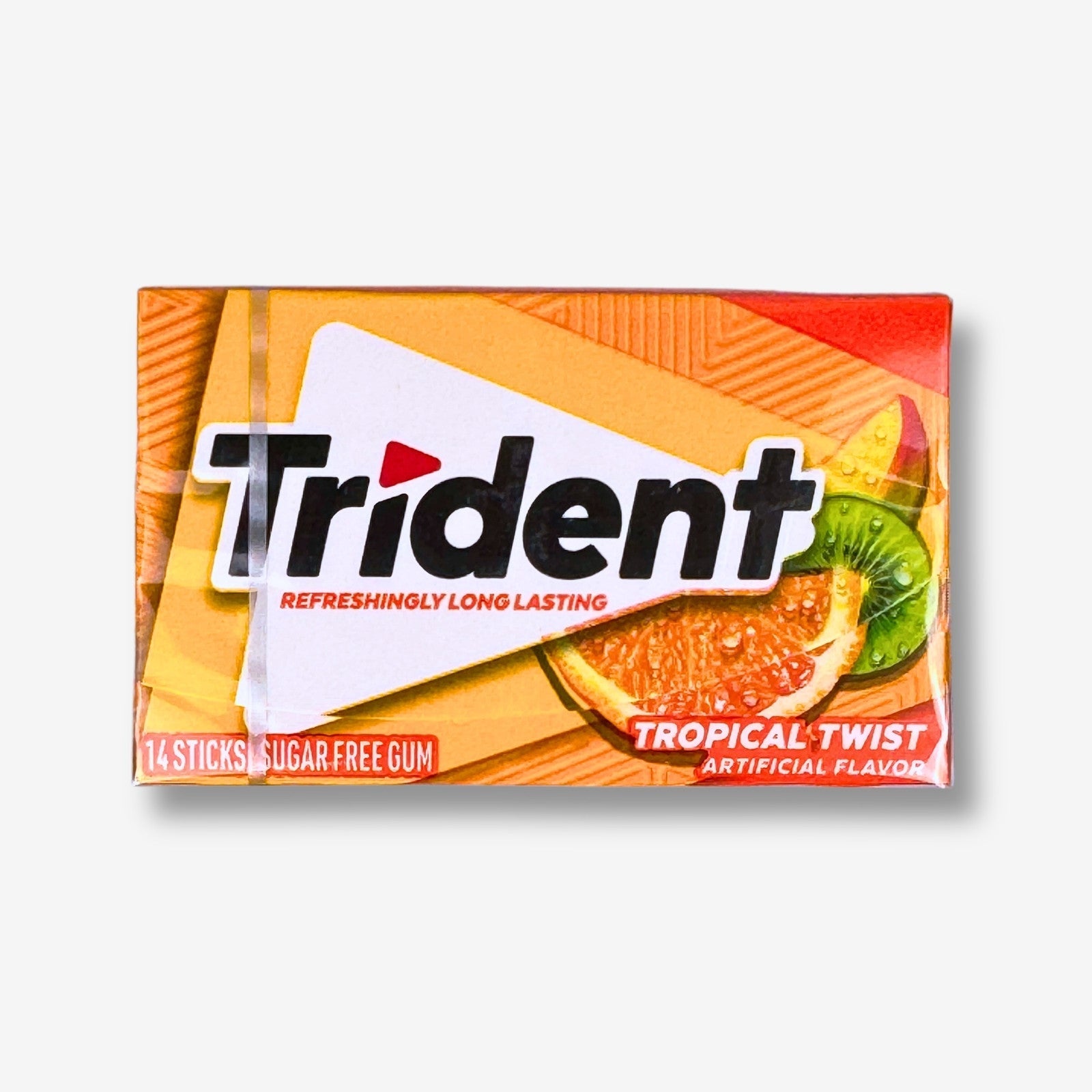 Trident Tropical Twist 31g – Zuckerfreier Kaugummi mit tropischem Fruchtgeschmack kaufen - MiMa&