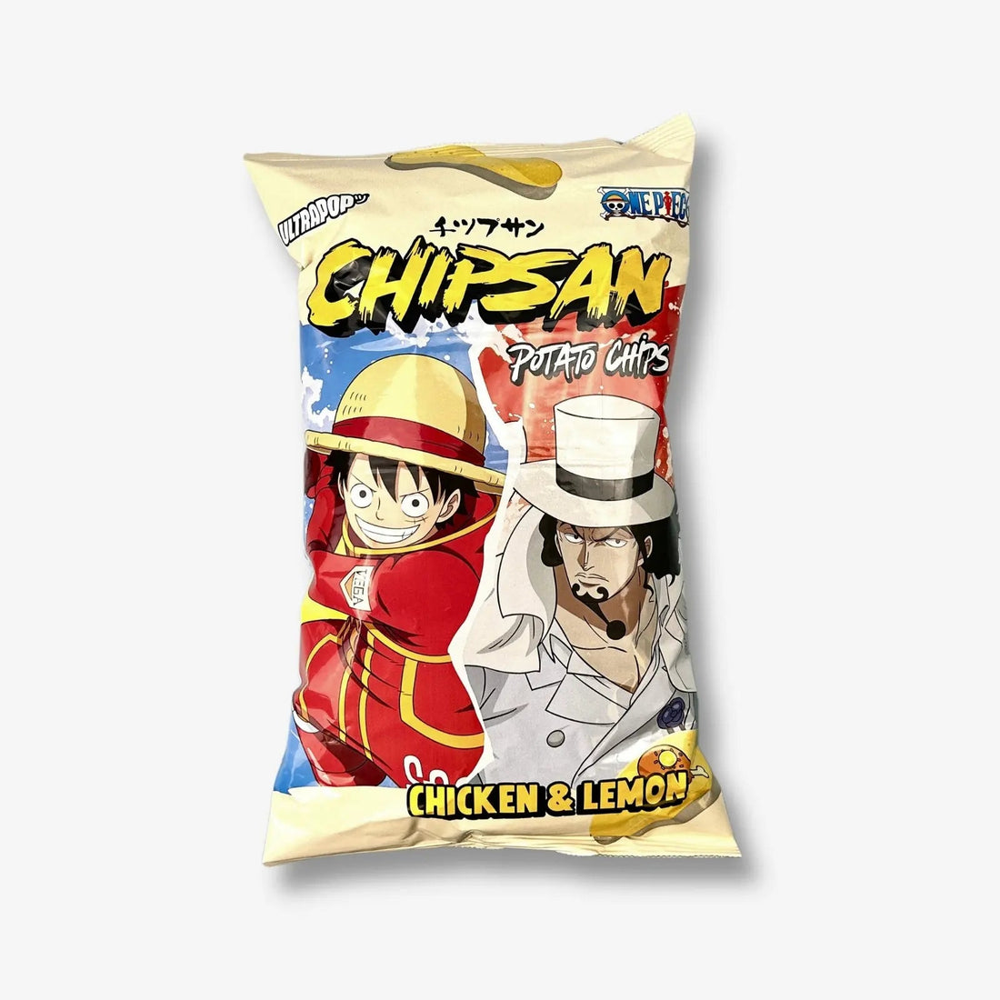 Ultra Pop Chipsan Potato Chips Chicken &amp; Lemon 110g - Kartoffelchips mit Zitrone kaufen - MiMa&