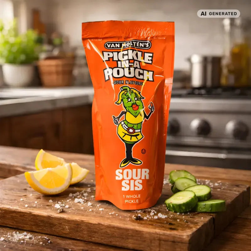 Van Holten’s Sour Sis Pickle Gurke 242g blok1