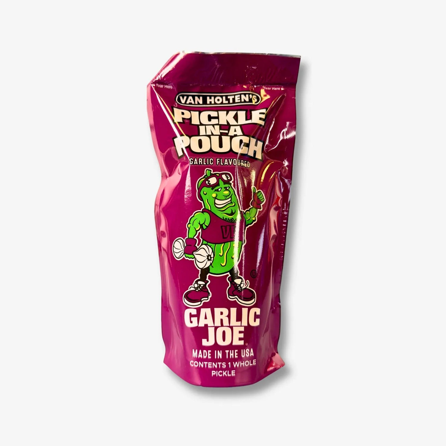 Van Holten’s Pickle Gurke Garlic Joe 306g - Gewürzgurke mit Knoblauch kaufen - MiMa&