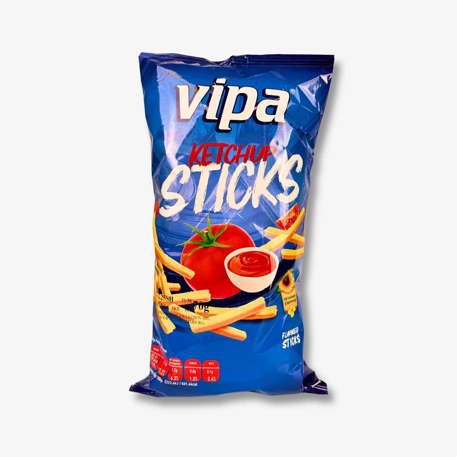 Vipa Stix Ketchup 70g - Kartoffelsticks mit Ketchup - Geschmack kaufen - MiMa&