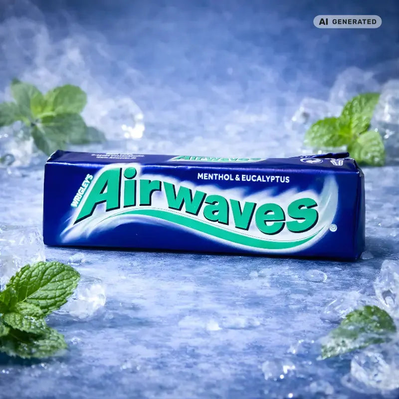 Wrigleys Airwaves Menthol & Eucalyptus Kaugummi 12 St